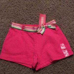 NWTs Vintage Gymboree Spring Fun pink shorts Sz 7